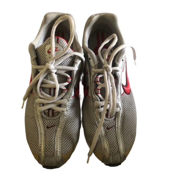 Nike air max 30/40 Women’s Size 7 Running Shoes Gray Red White EUC 313810-062 - Picture 2 of 9